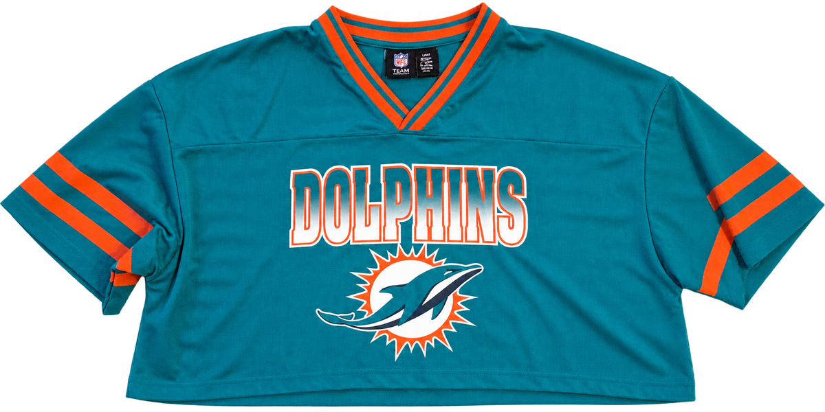 Large Cropped Miami Dolphins Jersey